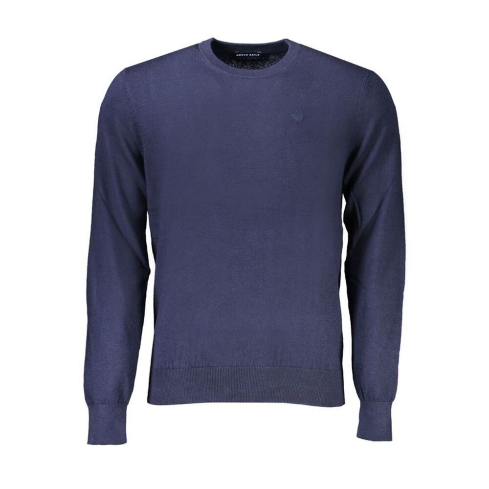 North Sails Blue Cotton Men Men's Sweater
